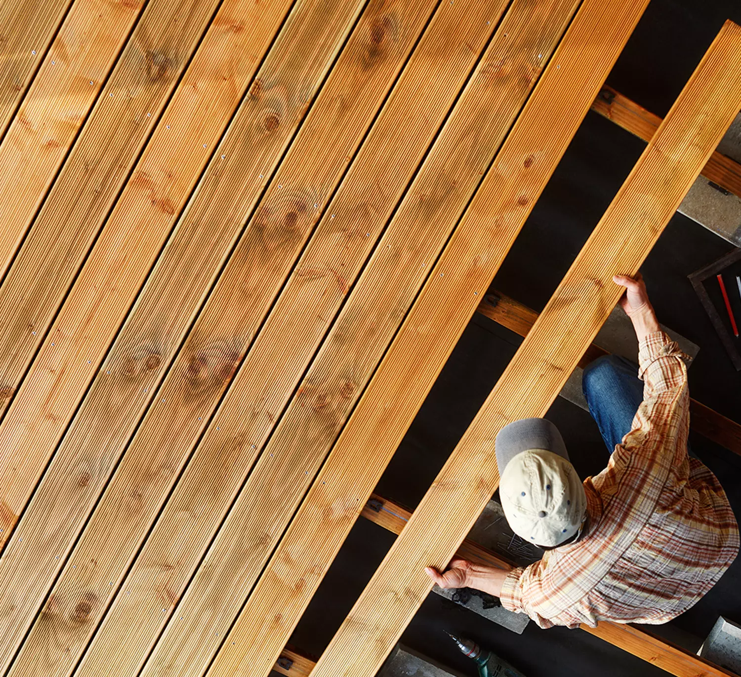 pose de terrasse en bois dans  l'Hérault 