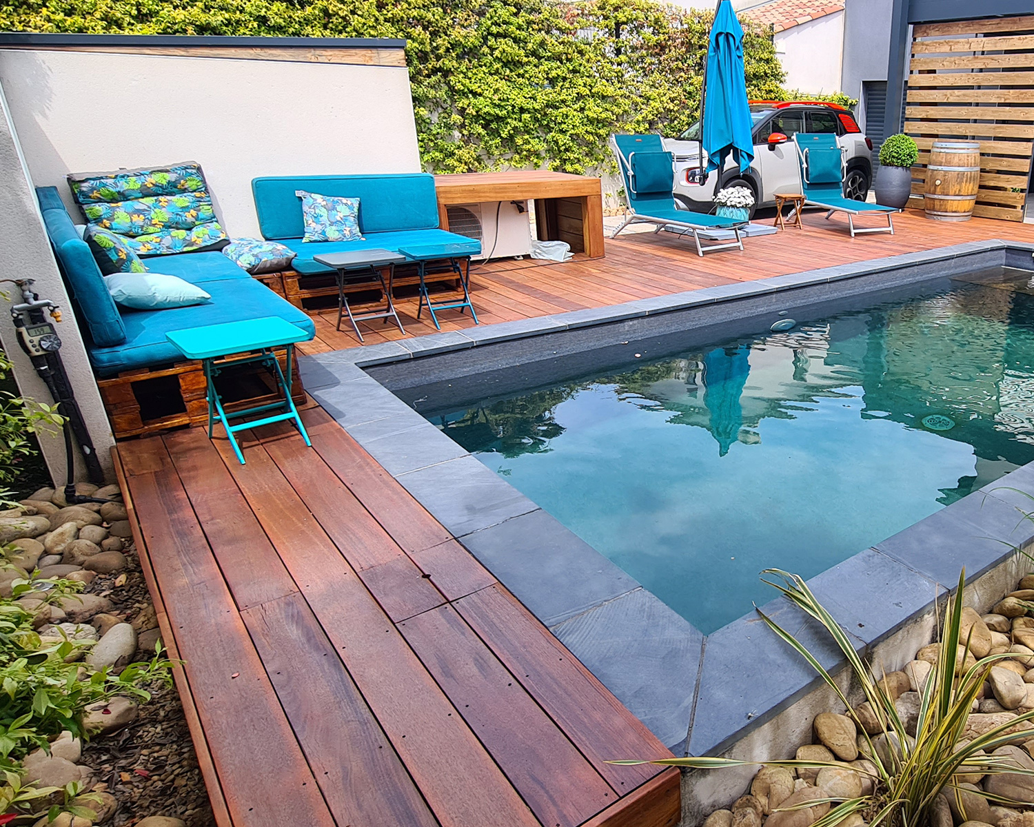 conception de terrasse en bois dans l'Hérault 